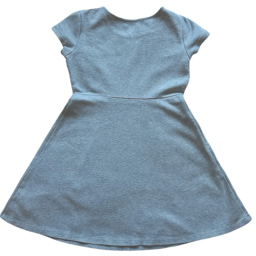 Old Navy Girl dress school uniform size M 8  Gray short sleeves - Picture 2 of 6